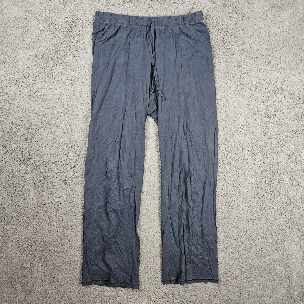 Hanro Cotton Deluxe Black Pajama Lounge Pants Style Womens Medium
